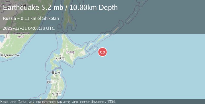Map of KURIL ISLANDS