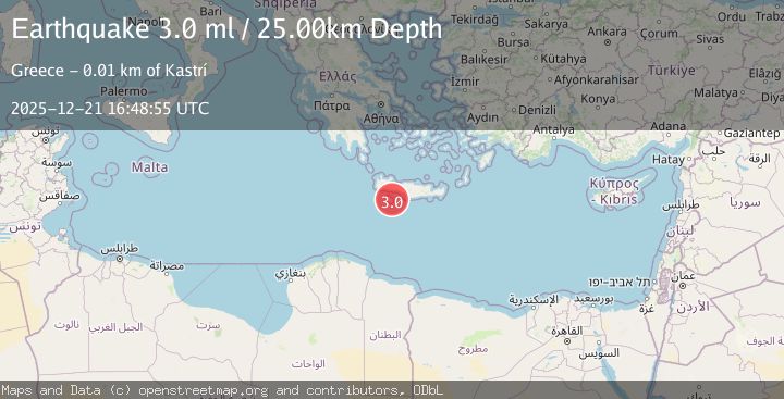 Map of CRETE, GREECE