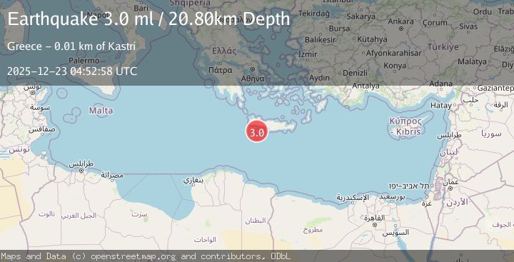 Map of CRETE, GREECE