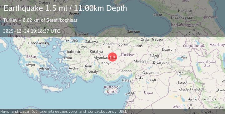 Map of CENTRAL TURKEY