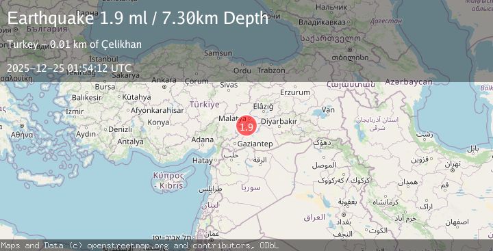 Map of EASTERN TURKEY