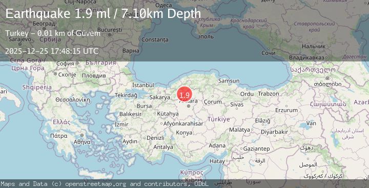 Map of CENTRAL TURKEY