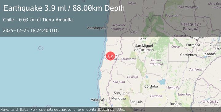 Map of ATACAMA, CHILE