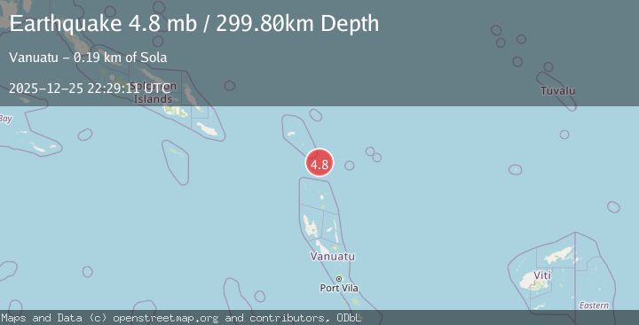Map of SANTA CRUZ ISLANDS