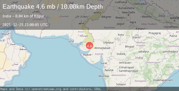Map of GUJARAT, INDIA