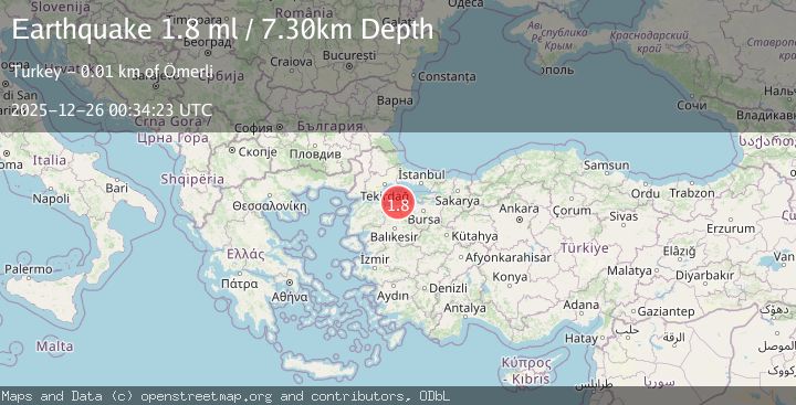 Map of WESTERN TURKEY