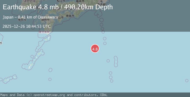 Map of IZU ISLANDS, JAPAN REGION