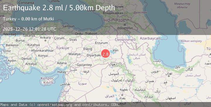 Map of EASTERN TURKEY