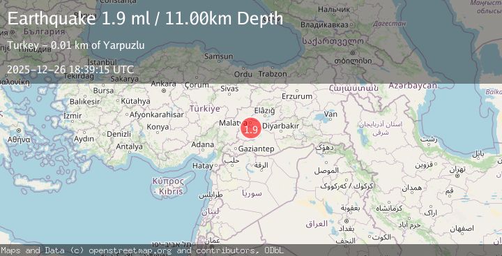 Map of EASTERN TURKEY