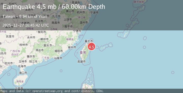 Map of TAIWAN REGION