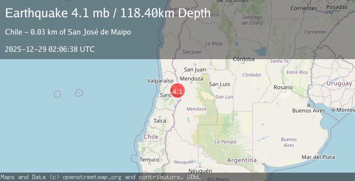 Map of REGION METROPOLITANA, CHILE
