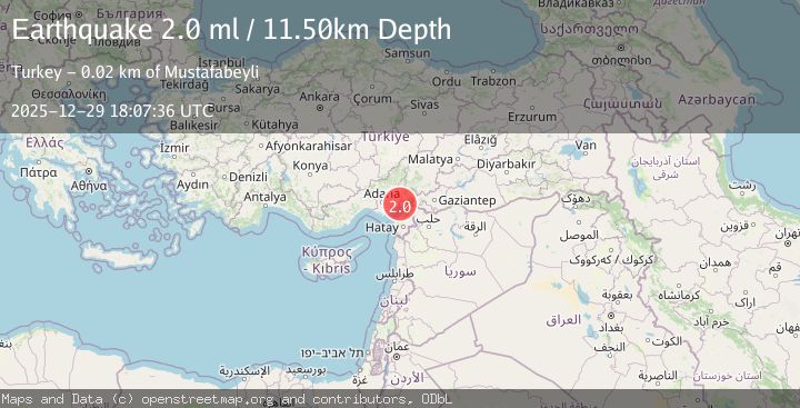 Map of TURKEY-SYRIA BORDER REGION