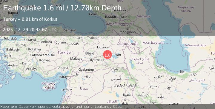 Map of EASTERN TURKEY