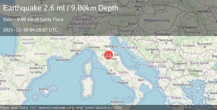 Map of CENTRAL ITALY