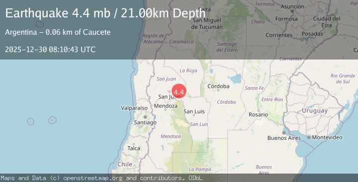 Map of SAN JUAN, ARGENTINA