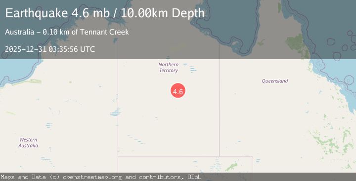 Map of NORTHERN TERRITORY, AUSTRALIA