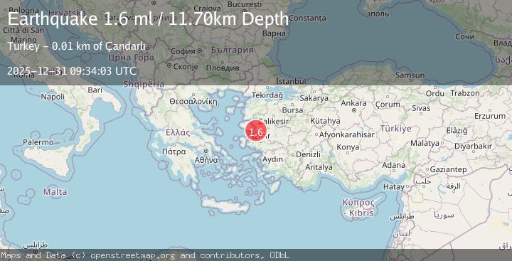Map of NEAR THE COAST OF WESTERN TURKEY