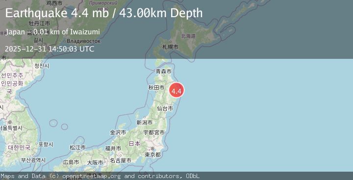 Map of EASTERN HONSHU, JAPAN