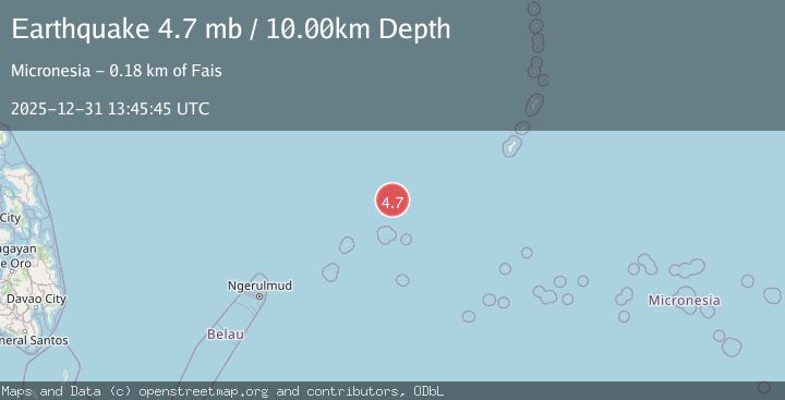Map of STATE OF YAP, MICRONESIA