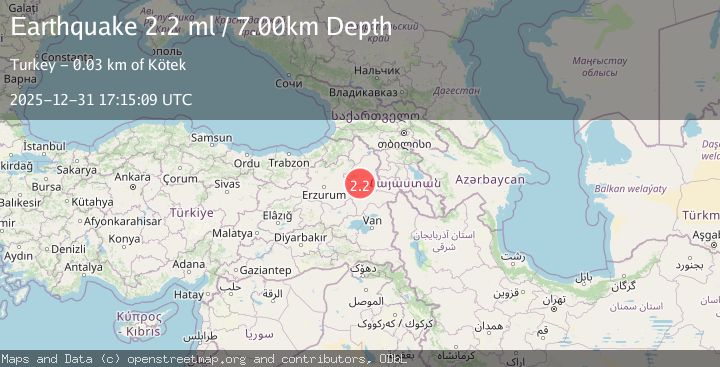 Map of EASTERN TURKEY