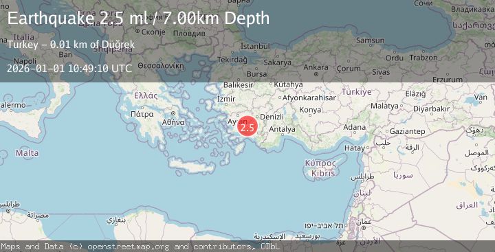 Map of WESTERN TURKEY