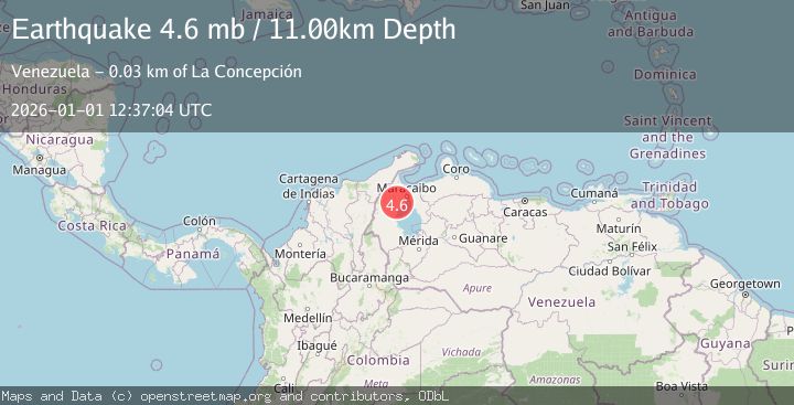 Map of ZULIA, VENEZUELA