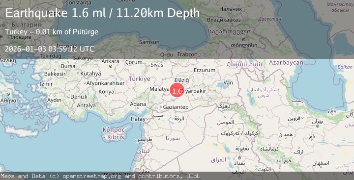 Map of EASTERN TURKEY
