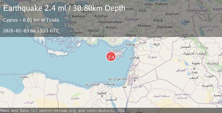 Map of CYPRUS REGION