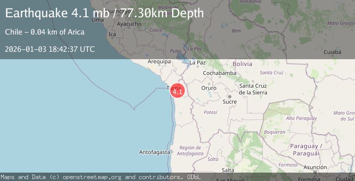 Map of TARAPACA, CHILE