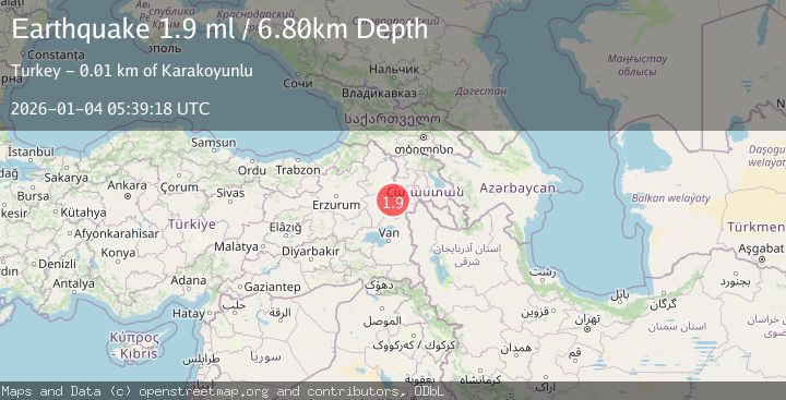 Map of EASTERN TURKEY