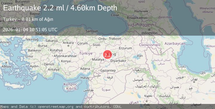 Map of EASTERN TURKEY