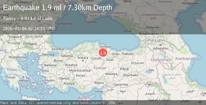 Map of CENTRAL TURKEY