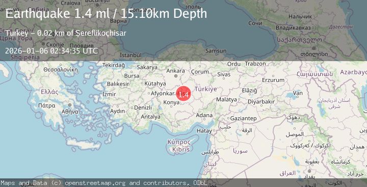 Map of CENTRAL TURKEY