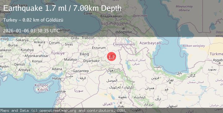 Map of EASTERN TURKEY