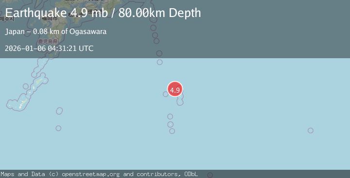 Map of BONIN ISLANDS, JAPAN REGION