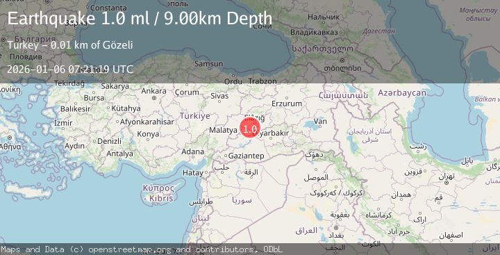 Map of EASTERN TURKEY