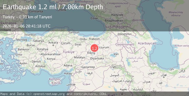 Map of EASTERN TURKEY