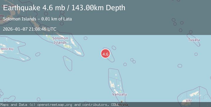 Map of SANTA CRUZ ISLANDS