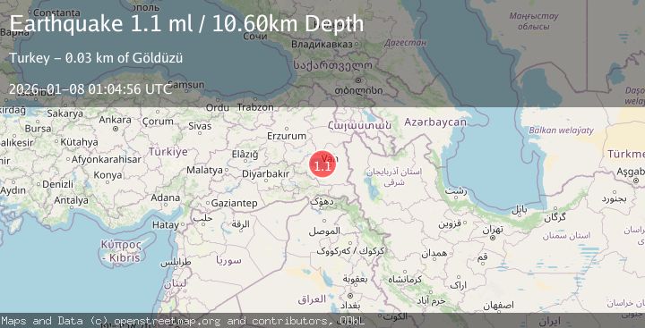Map of EASTERN TURKEY