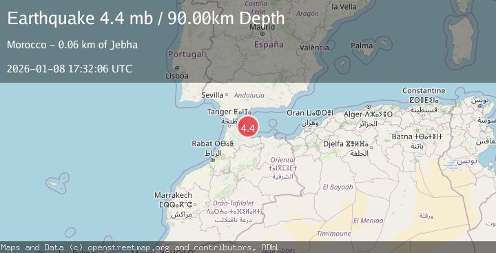 Map of STRAIT OF GIBRALTAR