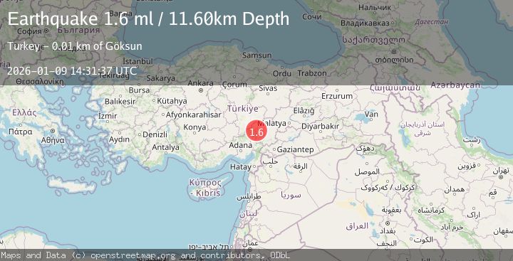 Map of CENTRAL TURKEY