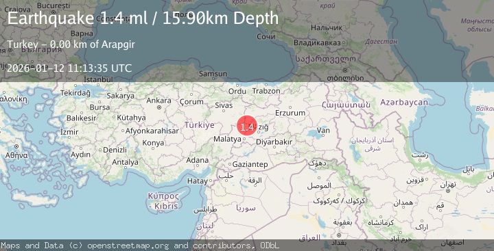 Map of EASTERN TURKEY