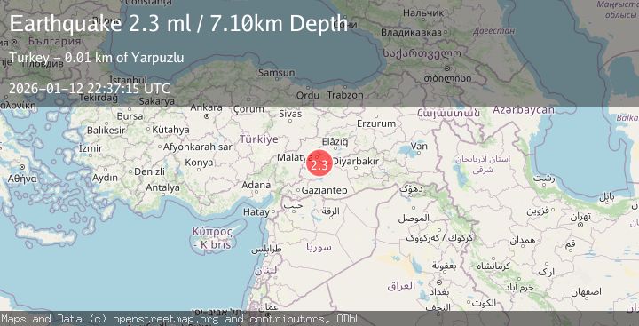 Map of EASTERN TURKEY