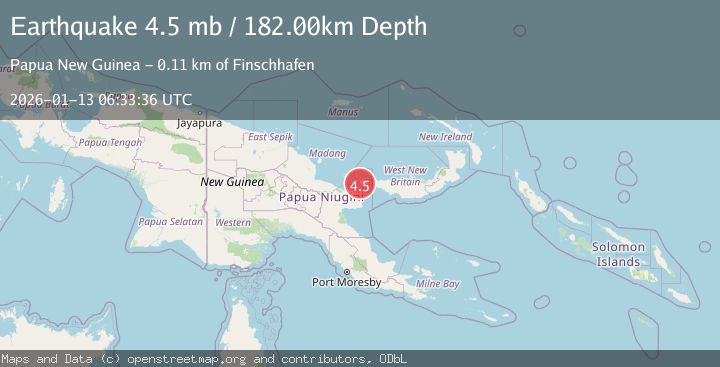 Map of EASTERN NEW GUINEA REG., P.N.G.
