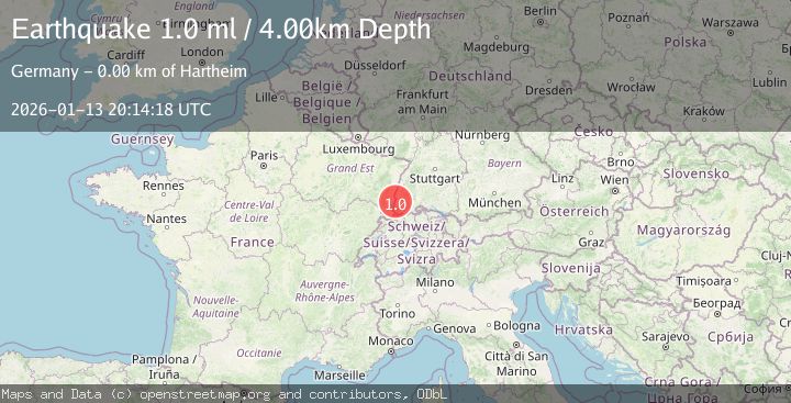 Map of FRANCE-GERMANY BORDER REGION