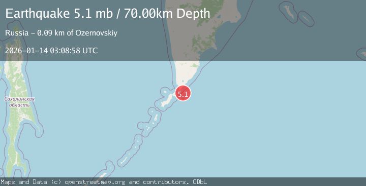 Map of KURIL ISLANDS