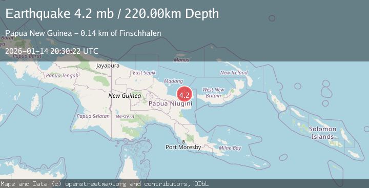 Map of EASTERN NEW GUINEA REG., P.N.G.