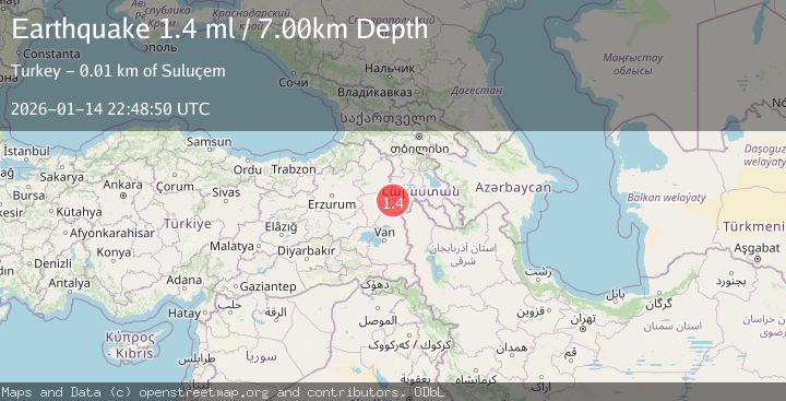 Map of EASTERN TURKEY