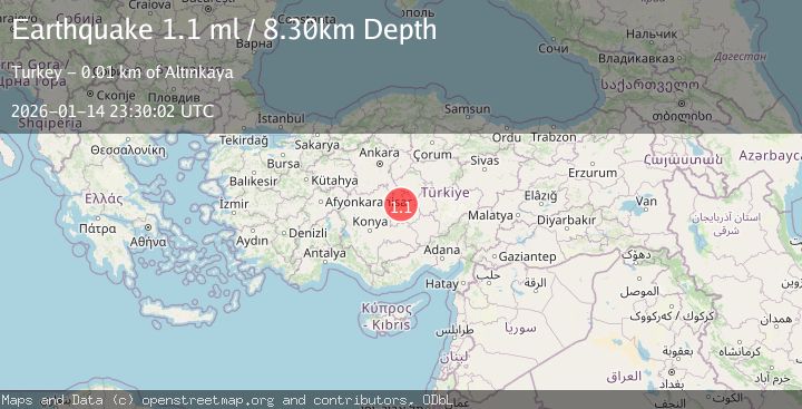Map of CENTRAL TURKEY