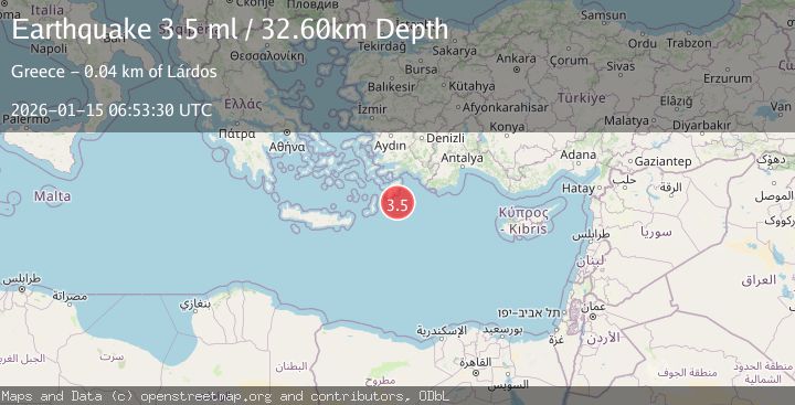 Map of EASTERN MEDITERRANEAN SEA